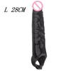 Reusable Big Penis Sleeve Penis Extender Silicone Condom Cock Extension Dick Enlargemen Delayed Ejaculation Sex Toys for Men