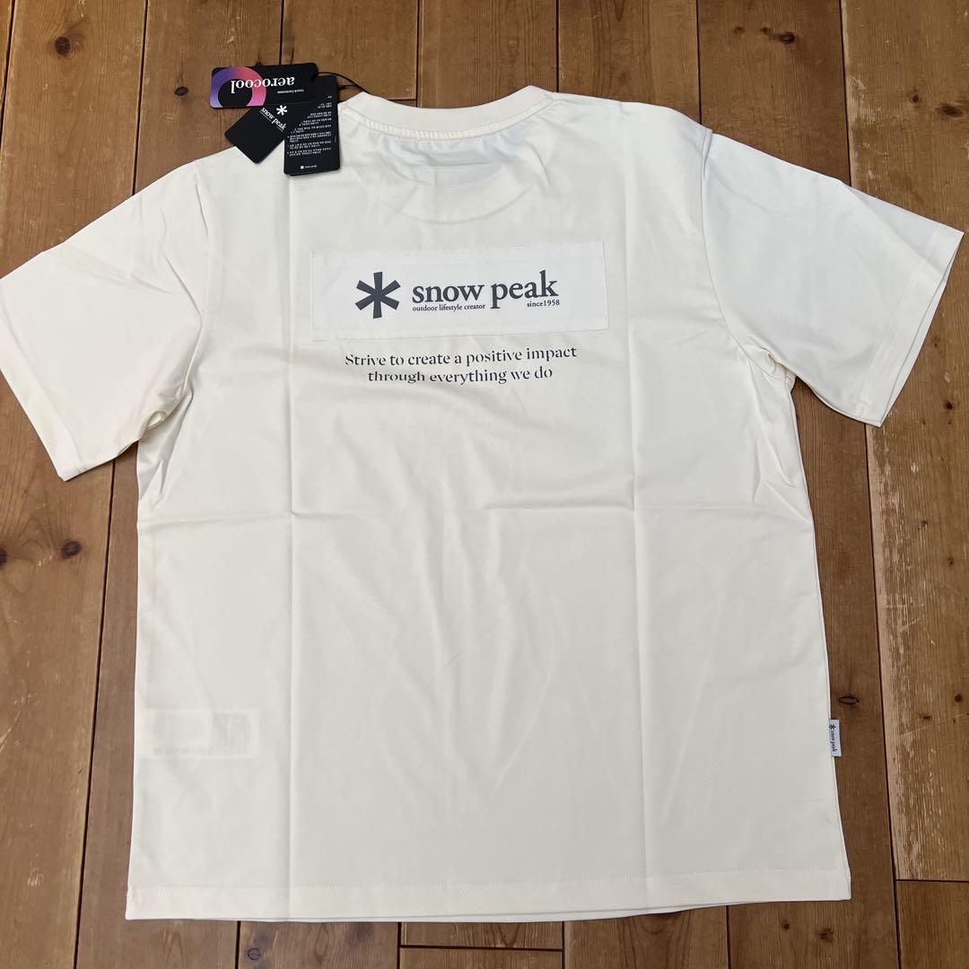 

[USED] Snow Peak Korea Limited Edition Short Sleeve T-Shirt, Beige, Size XL