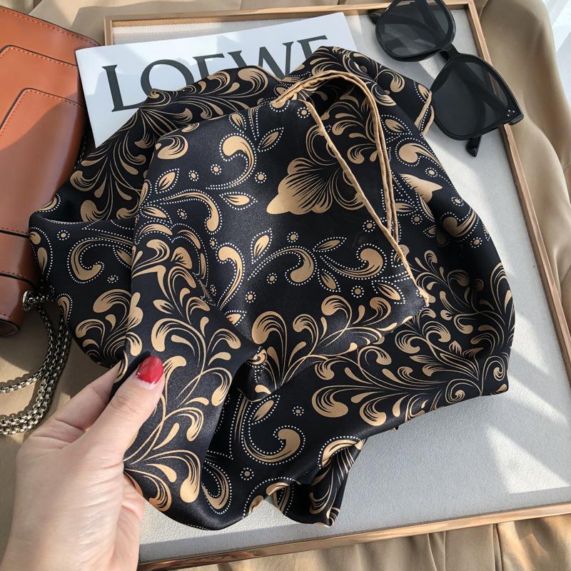 

Silk Silk Mulberry Silk Silk Scarf Spring Silk Scarf Women S 110 Square Scarf Shawl Dual-Purpose