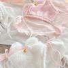 Cats Ear Bells Tie String Women's Furry Panties Cartoon Anime Ruffled Briefs Japanese Kitten Cosplay Lingerie Underwear