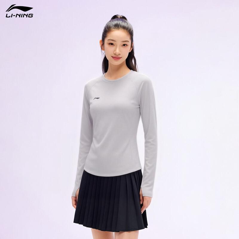 

Li-Ning Women s Solid Color Long Sleeve Sport T-Shirt XL