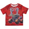 Monster Jam Monster Truck Kids T-shirt All Over Print Short Sleeve Tee Summer Casual Tops Racing Car Graphic Children Clothing