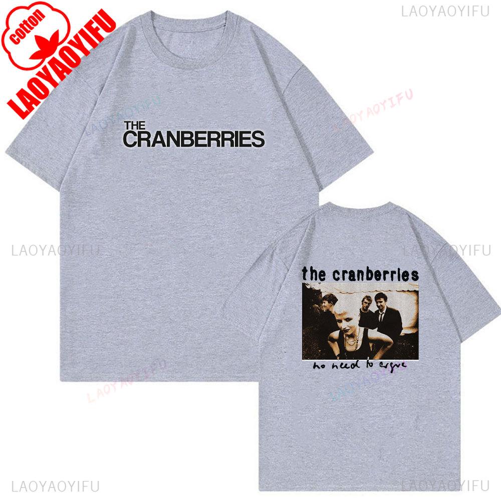 80s 90s The Cranberries Linger 1993 Alternative Rock Lyrics Unisex T-shirt Graphic T Shirts Vintage T Shirt Summer Cotton Tees