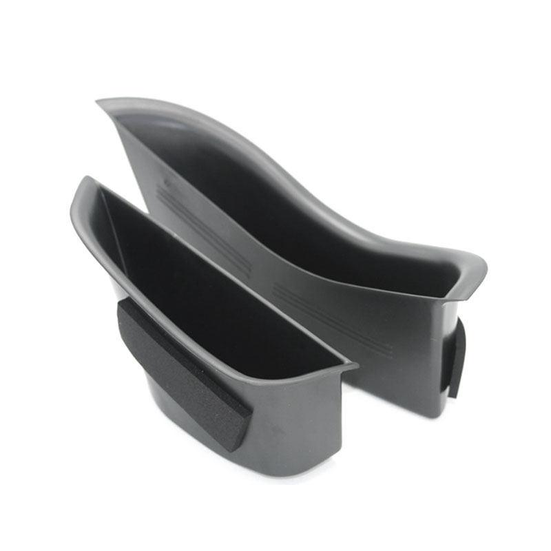 For Mercedes Benz C Class W205 C205 GLC X253 C253 2pcs/4pcs Black Car Accessories ABS Plastic Door Handle Storage Box Trim