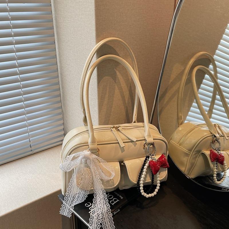 Underarm Bowling Bag Women's New Simple Casual High-end Pillow Bag Versatile Shoulder Bag