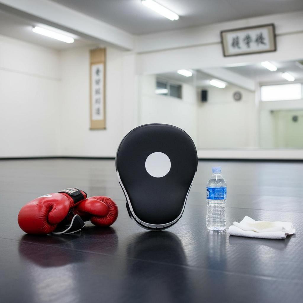 Boxing Hand Pads Thick Padsding Muay Striking Easy To Hold Taekwondo Foot Target for Adults,