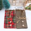 Red Wine Bottle Sleeve Christmas Dinner Table Decorative Bottle Cover For Family Gathering Festival Event Setting