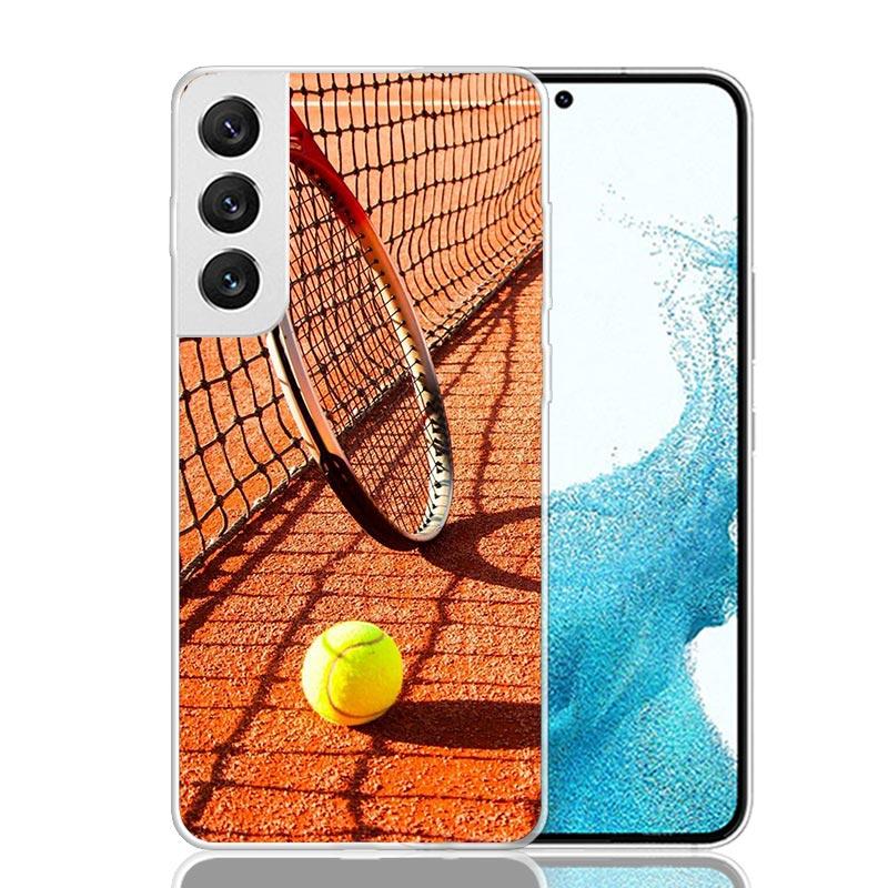 Tennis Sport Phone Case For Samsung Galaxy S26 S25 Edge S24 S23 FE S22 Ultra S21 Plus S20 + Fundas Cover Coque Galaxy S25 S24 S2