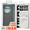 IMAK Ruiyi Series for Samsung Galaxy A07 4G Case Fabric Texture Leather+PC Phone Back Cover