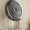 Adhesive Wall Phone Holder Space Saving Design for Home Office Organizing with Charging Slot and Multifunctional Storage