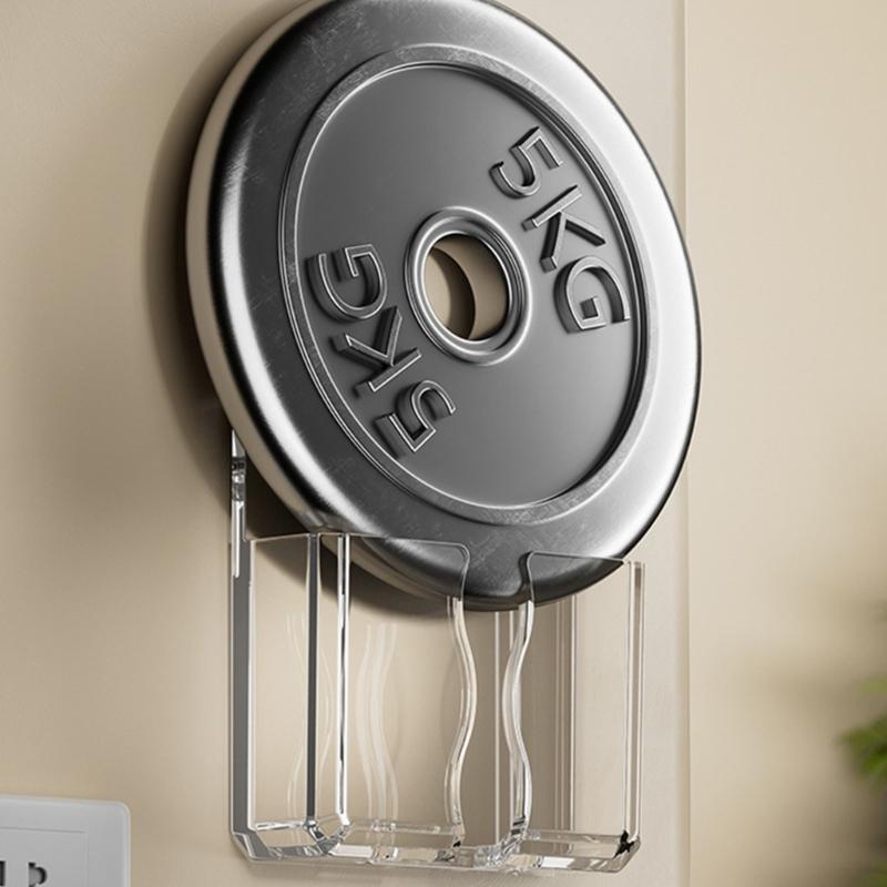 Adhesive Wall Phone Holder Space Saving Design for Home Office Organizing with Charging Slot and Multifunctional Storage