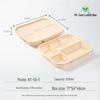 Mr. Corn Multi-Compartment Biodegradable Corn Starch Lunch Box