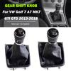 Manual 5 6 Speed Car Styling For Volkswagen VW Golf7 MK7 2013 2014 2015 2016 2017 Gear Shift Knob Shifter With Gaiter Boot