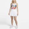 Nike Dri-FIT Advantage Solid Logo High-Waisted Comfortable Casual Skirt Women skirts White DX1133-100
