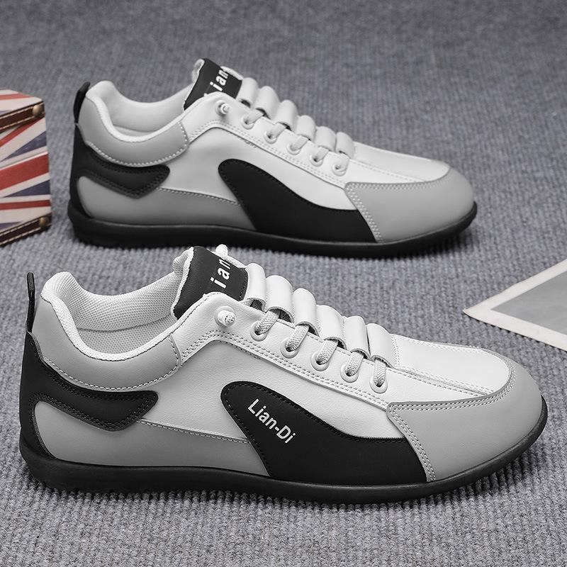 Spring 2026 Men's Versatile Low-Top Casual Leather Loafers - Youth Fashion Sports Trend