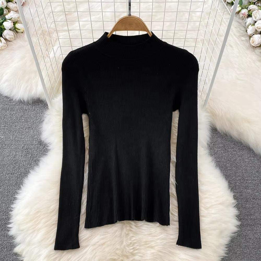 Rochie din două piese cu curea în carouri, toamnă iarnă, pentru femei, cu gâtul în picioare, tricotat, cu mâneci lungi, stil vintage, din lână, rochie dulce, în linie A