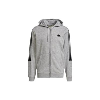 Veste de sport à capuche avec cordon de serrage et imprimé logo Essentials pour homme Vêtements d'extérieur Gris GK9586