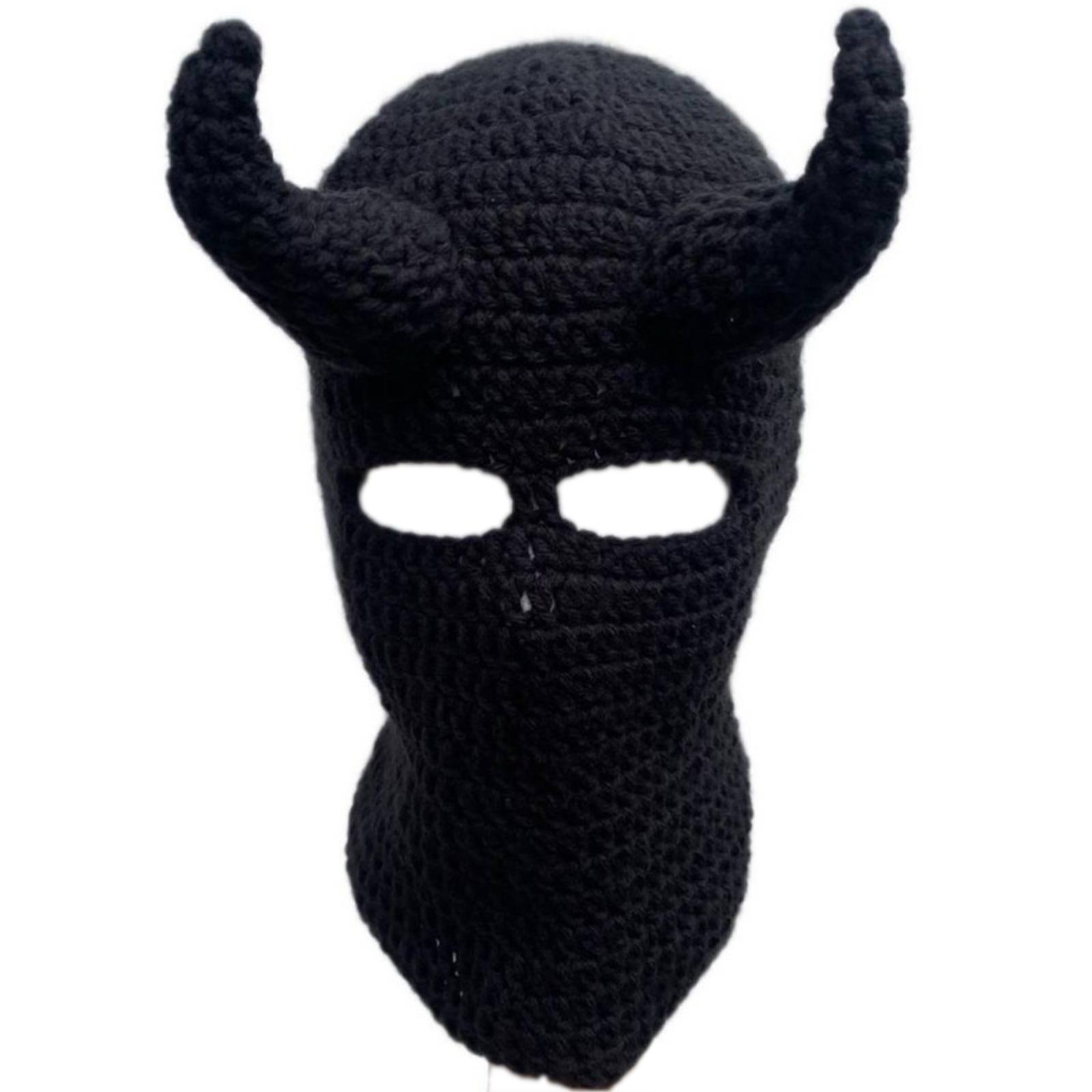 

Winter Face Mask Ski Mask Warm Knitted Balaclava for Men Womens Windproof Face Cover for Outdoor Party 5B