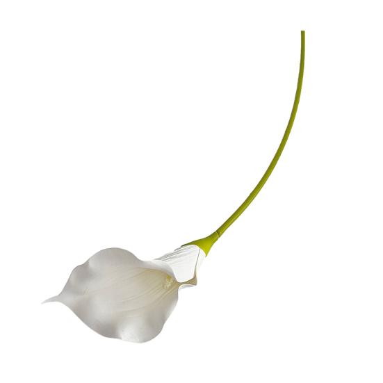 Künstliche Calla-Lilie Weiß Real Touch Kunstblume für Hochzeit Brautparty Party Zuhause Innen Dekoration