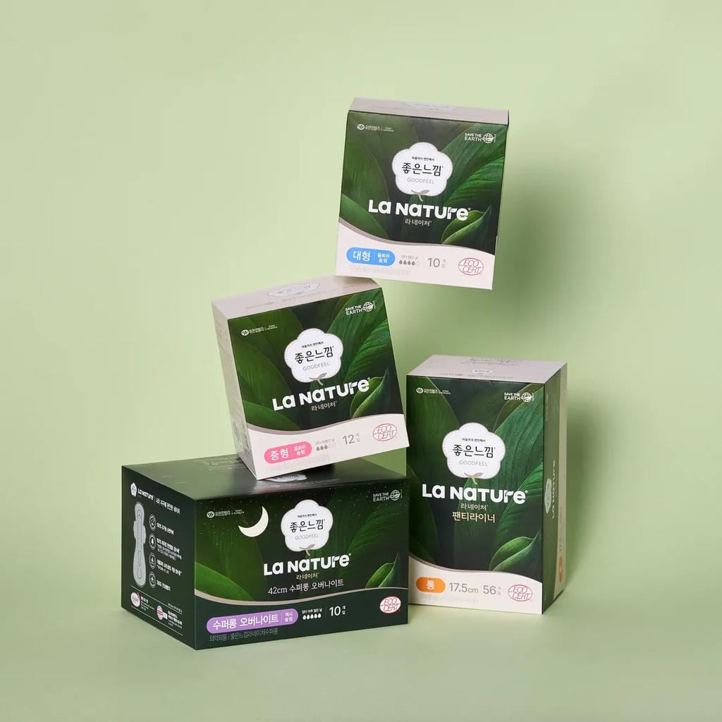 Good Feel LA NATURE Nature Back Sanitary Pads (Liner/Ultra Slim/Super Long)