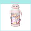 Cartoon Childrens Plastic Cup With Straw And Heat Resistant Material For Outdoor Use