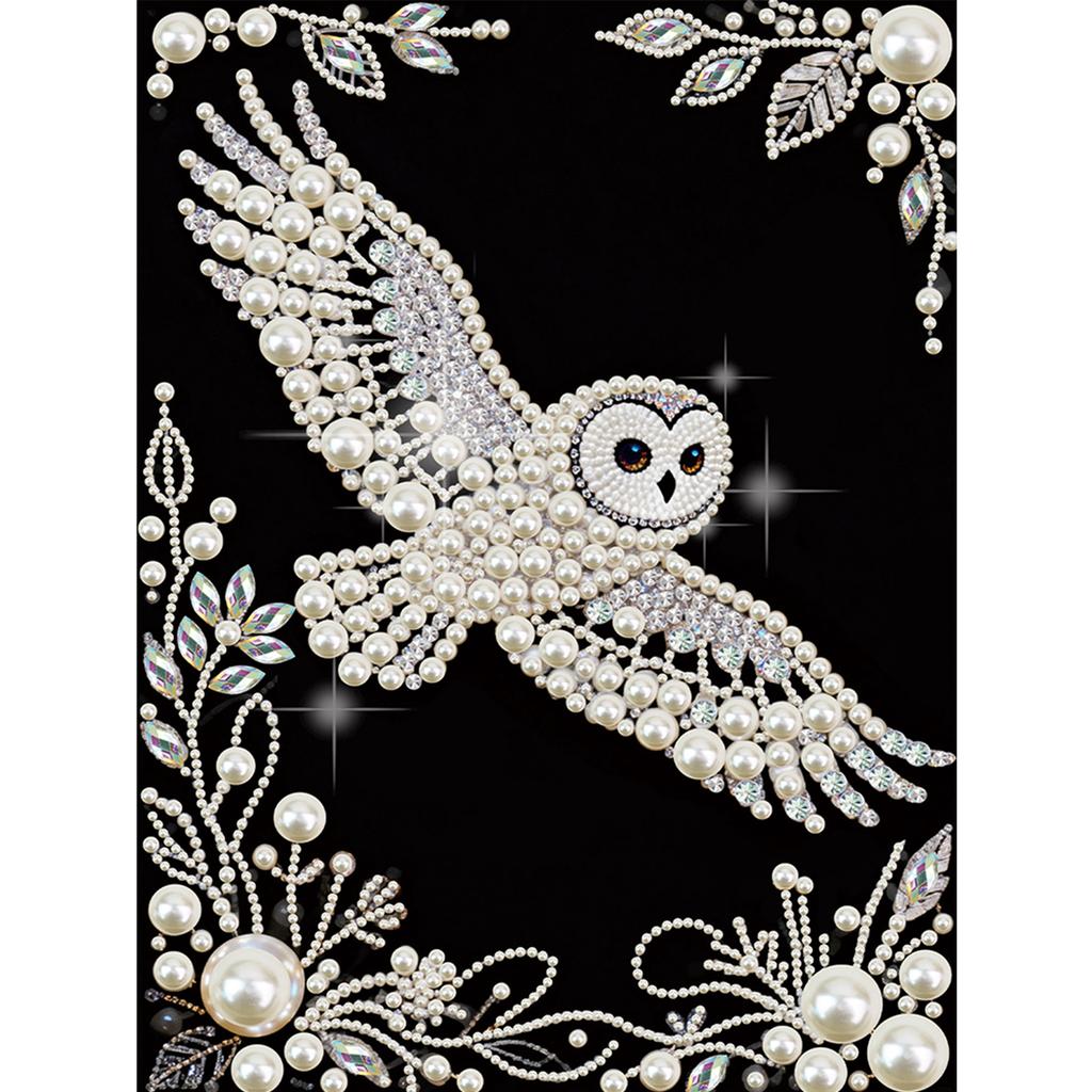 DIY Pearl Painting Kit for Adults Beginners Home Wall Decor Pearl Gem Paintings Picture Arts Craft 30x40cm Without Frame