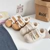 Milk white velvet Velcro board shoes women's autumn and winter new versatile niche wool cotton shoes sports