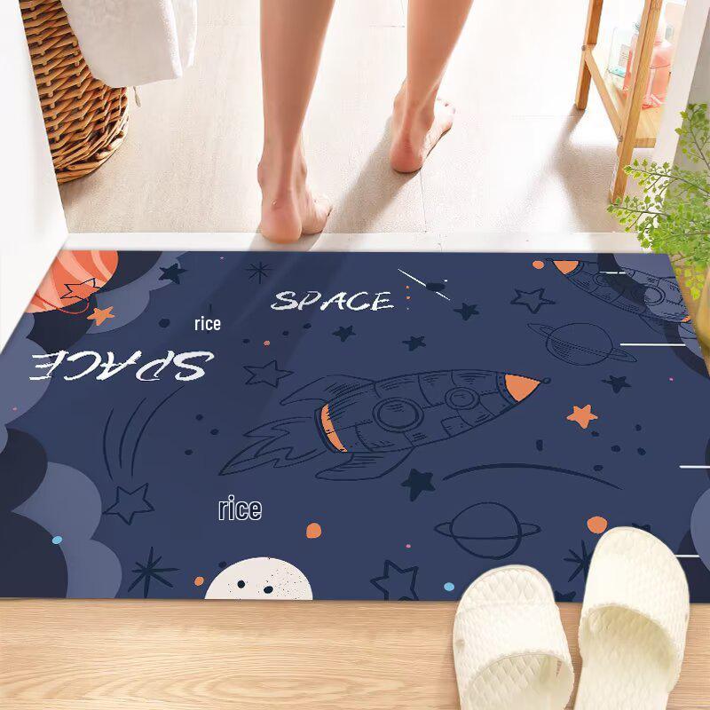 Cartoon Anti-Slip Entrance Mat for Bedroom, Bathroom, and Toilet