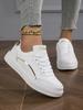 Fashion Women Casual Sneakers Leather Platform Sneakers for Women Classics Comfort Skateboarding Shoes Non-Slip