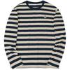 Herren Casual Gestreifte Hemden Rundhals Langarm Basic T-Shirt Basic Tägliche Arbeit Streifen T-Shirt Tops