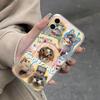 Cute Cat Comic Phone Case For IPhone 13 11 Case IPhone 15 17 13 12 14 16 Pro Max 16 Plus 17 Air Soft Silicone Shockproof Cover