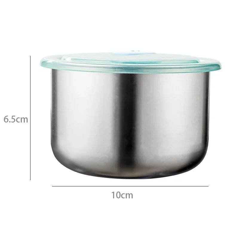 

1PC Lunch Box Portable Set of Adult Stainless Steel Preservation Box Storage Container Stackable Sealed Leak Proof Food Storage