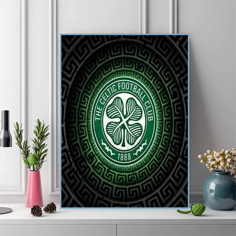 Celtic F.C 100% Round Full Drill 5D DIY Diamond Painting Embroidery Cross Stitch Rhinestone Décor