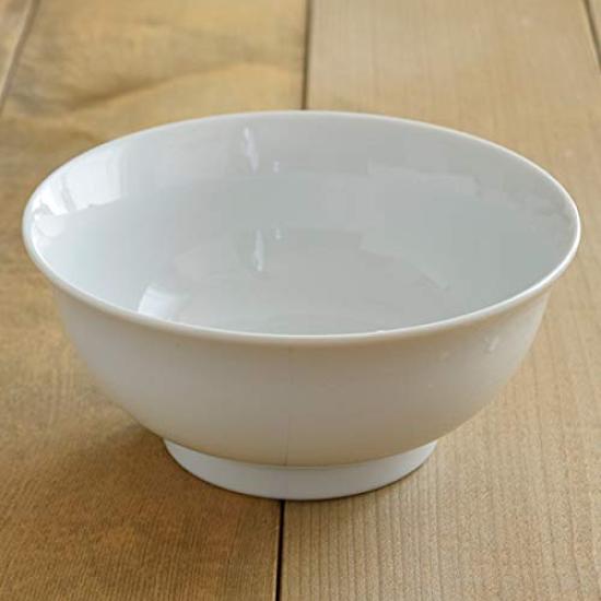 Tableware East EAST Original Simple Rice Bowl White Tableware Noodle Bowl Large Bowl Boiled Bowl Bowl (White)