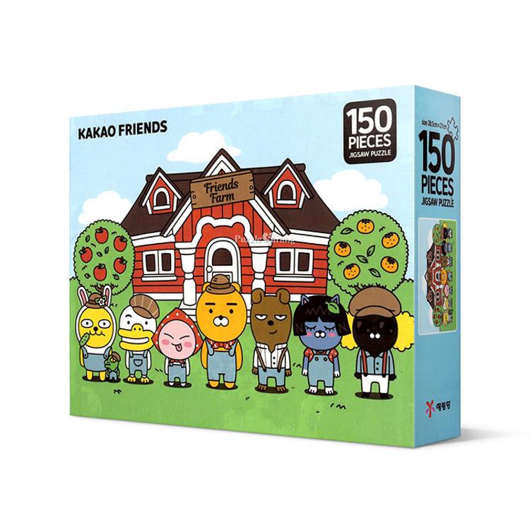 150 Piece Jigsaw Puzzle - Kakao Friends Farm, Popular Korean Puzzle