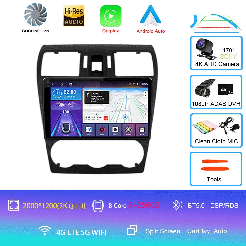 For Subaru Forester XV WRX 2012 -2015 Android 14 Video Player Car Radio Multimedia 2 Din Navigation GPS BT 4G WIFI Stereo DVD