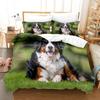 3D Print Funny Dogs Bedding Set Dog Duvet Cover Set Double King Queen Single Cute Animal Design Custom Bedclothes