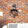 Metal Wall Art Coffee Bar Sign Laser Cut Kitchen Decor Gift for Coffee Lovers Custom