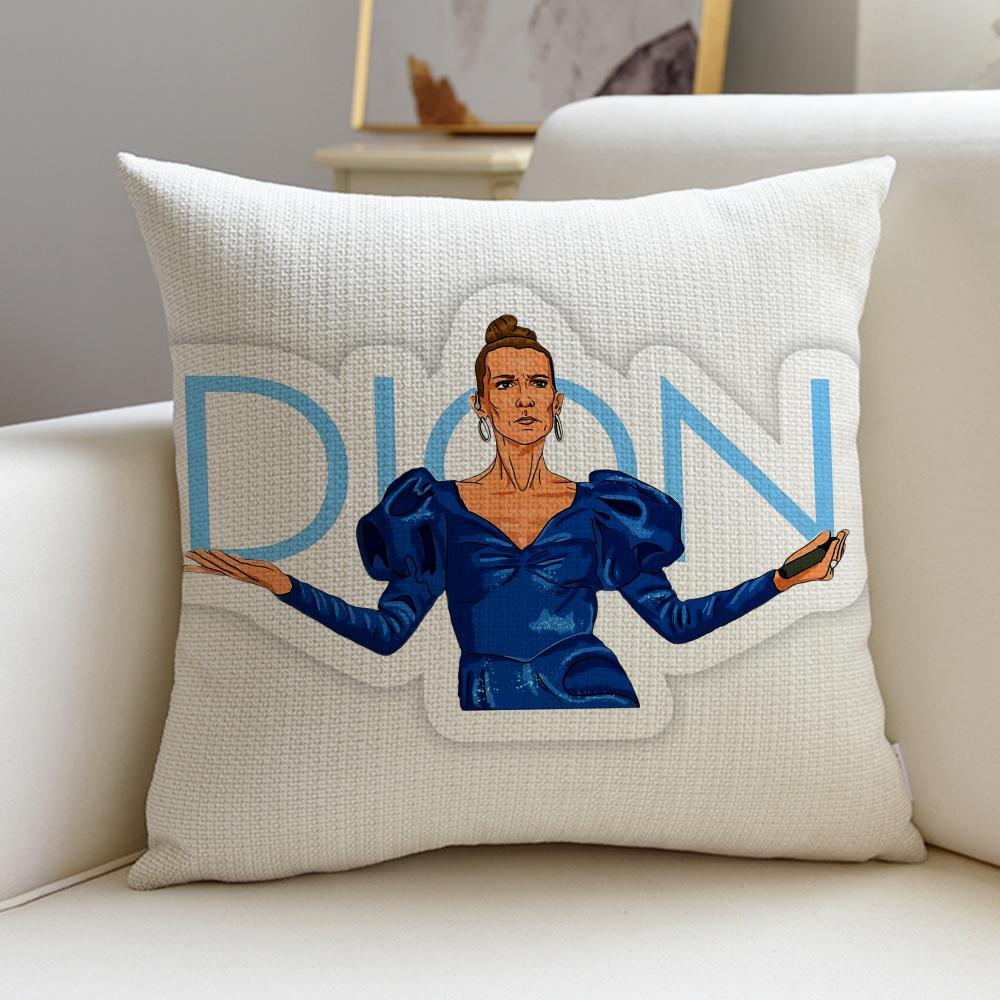 Timeless CCeline DionS Cushion Cover Pcs Linen Throw Pillow Covers X X Modern Home Decor