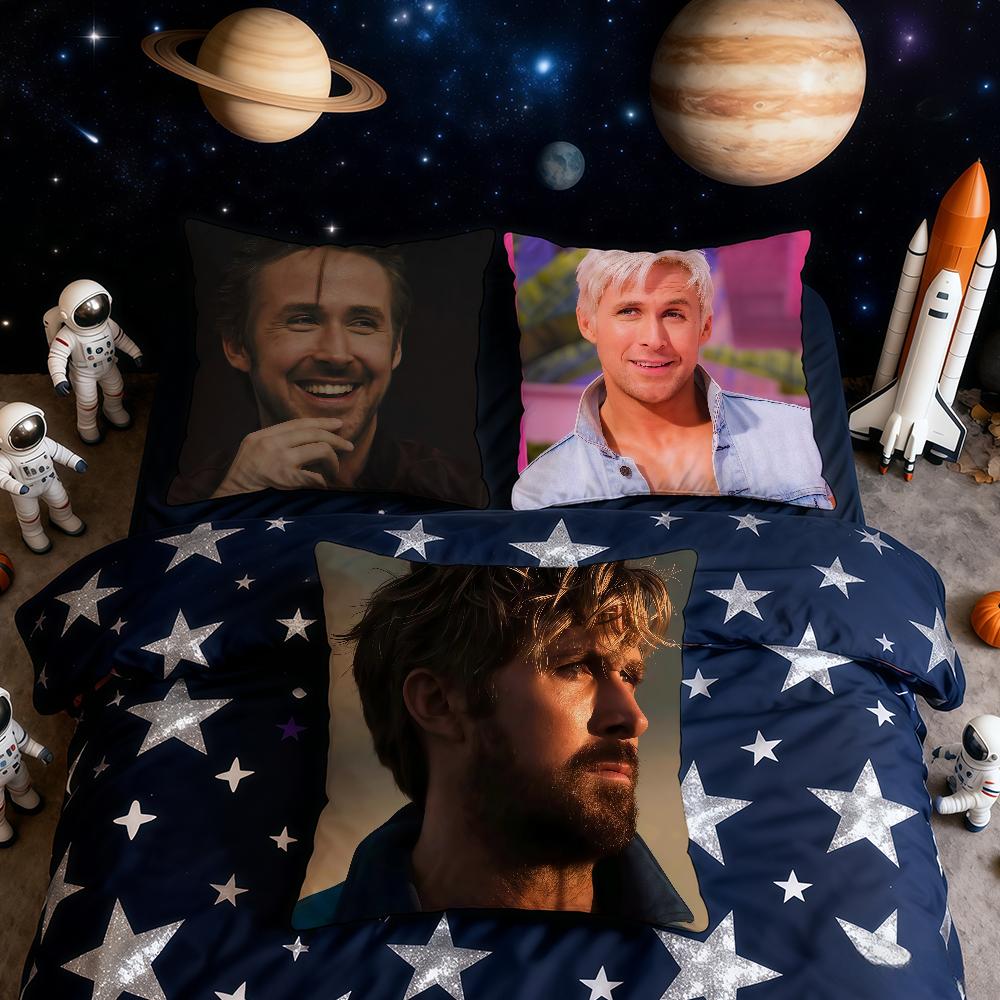 Actor R-Ryan Gosling Cushion Cover Home Office Convenient Nordic Simplicity Hit With Zipper Cushion Cover