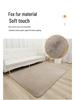 Washable Faux Fox Fur Rug for Home - Living Room, Bedroom, Entrance, or Kid's Room.