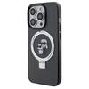 Karl Lagerfeld Klhmp14Xhmrskck Iphone 14Pro Max 6.7 Czarny/Black Hardcase Ring Stand Karl&Choupettte Magsafe