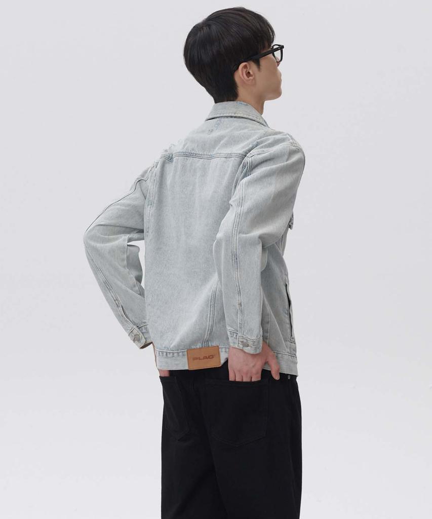 Plac Scratch Standard Denim Jacket M21 Glacial Blue