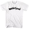 T-shirt Bianca con Logo Scuro dei Motorhead