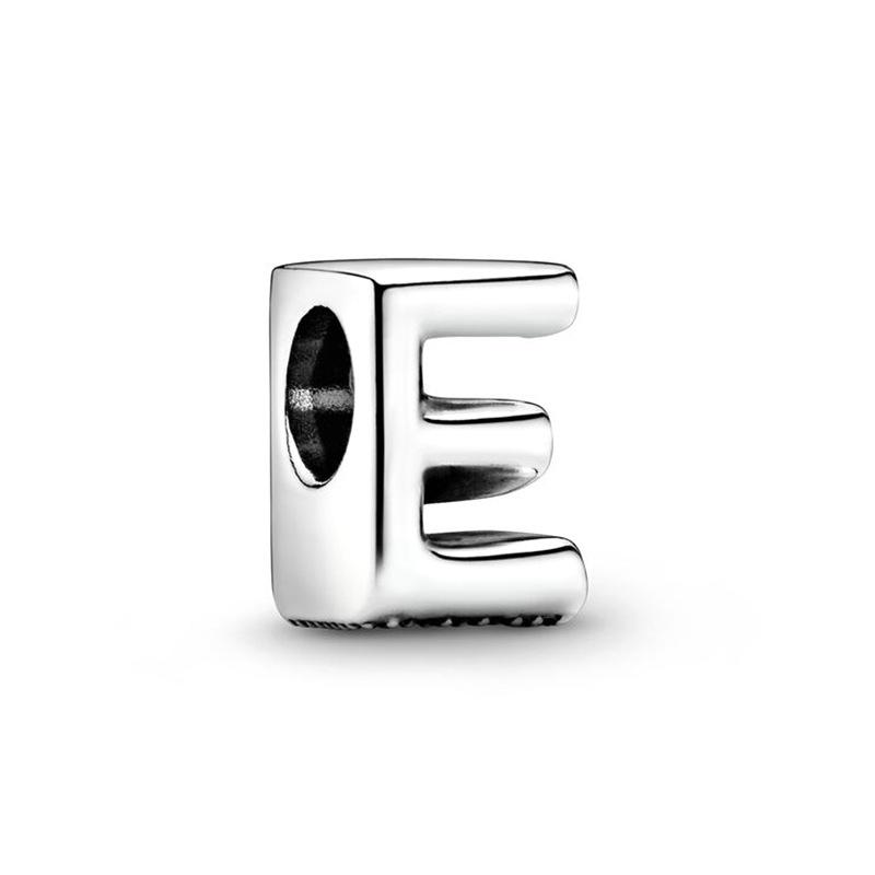 Classic Letter Alphabet A-Z Silver 925 Charm Beads Fit Charms Bracelet  Beads for Women Jewelry Making Gifts