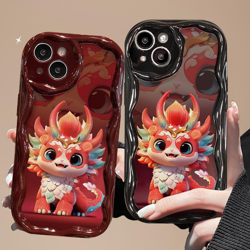 

Подходит для Apple 15 Чехол для мобильного телефона iPhone 14 Promax Magic Beast Красочный ремешок с драконом 13/12 Силикон 11 Защита от падения 6 iPhone 15