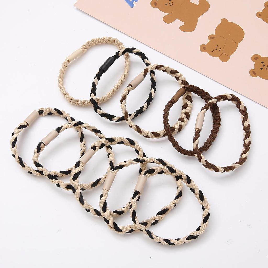 5/10Pcs High Elasticity Durability Headband Hair Ring Head Rope Fashion Headwear For Girl Sweet Rubber Band Hair Accessories