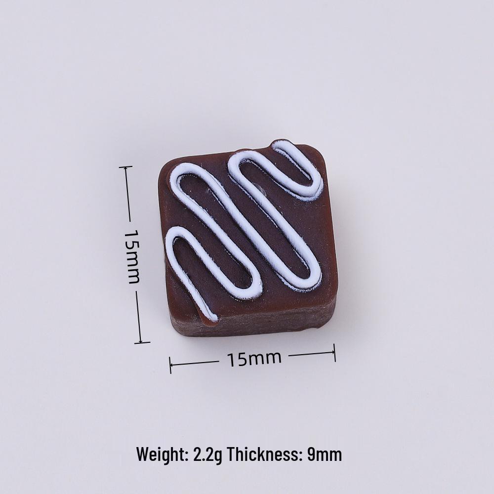 Handmade Musical Note Chocolate Candy Toy DIY Ornaments with Resin, Cream, and Glue Accessories