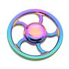 Regenbogen Farbe Aluminium Rad Runde Hand Finger Spinner Zappeln EDC Fokus Spielzeug Gyro