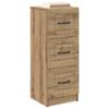 Drawer Cabinet Artisan Oak 33 x 34.5 x 87 cm Engineered Wood
